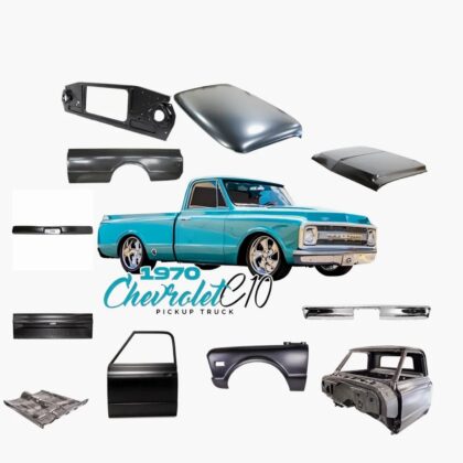 chevrolet c10 pick up full body set + kaca + karet kaca