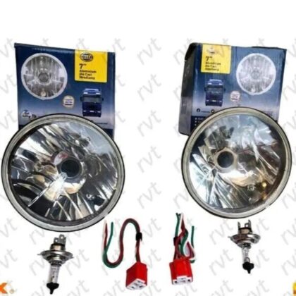 suzuki jimny katana/samurai headlamp 7" hella set crystal model