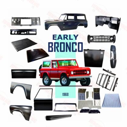 ford bronco (old) body part set + kaca + karet kaca