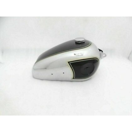 bsa b31 b33 plunger model black paint chromed petrol fuel tank + cap
