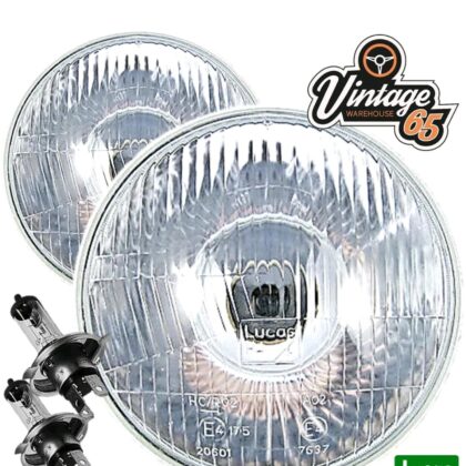 jeep willys bmw harley moge headlight/headlamp lucas 5.75 inch lucas