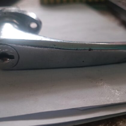 toyota hardtop fj40 handel pintu belakang canvas original copotan