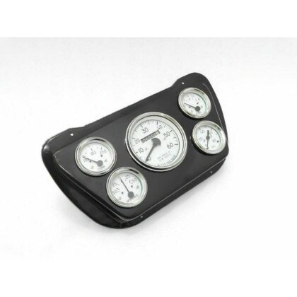 willys jeep complete white face speedometer mounting black plate