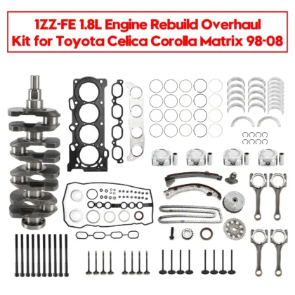 toyota corolla altis1zz fe 1.8l engine rebuild overhaul kit for toyota celica corolla matrix 98 08 t